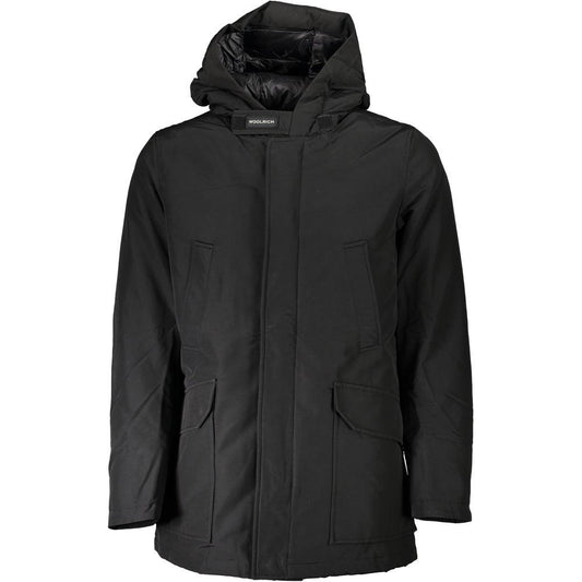 Woolrich Black Cotton Jacket black-cotton-jacket-1