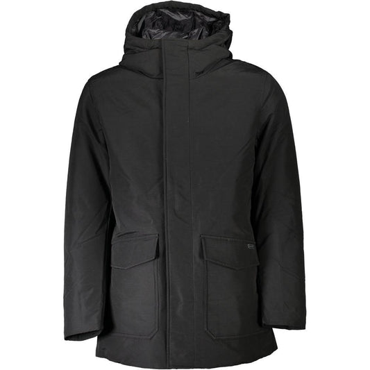 Woolrich Black Cotton Jacket black-cotton-jacket-3