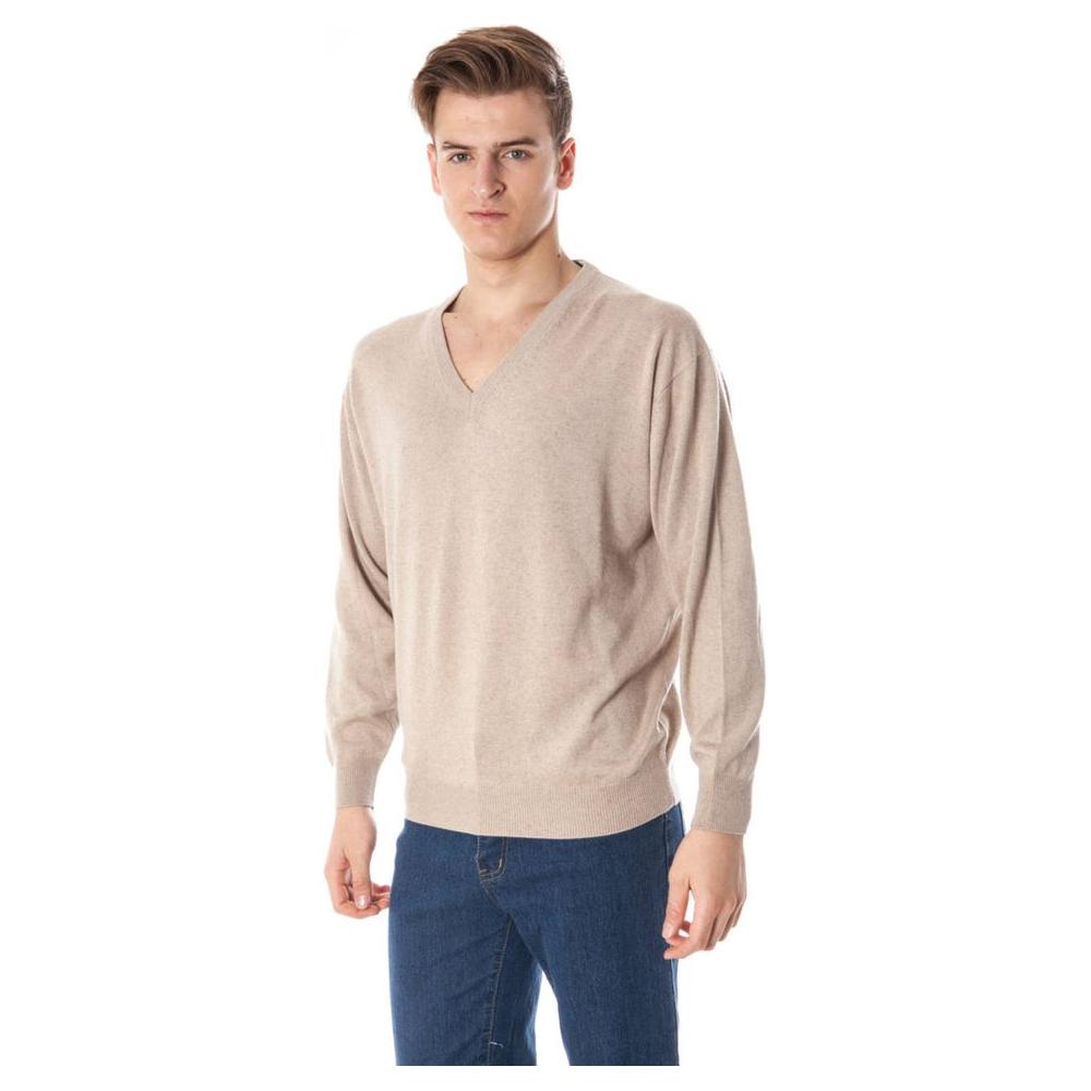 Beige Silk Sweater