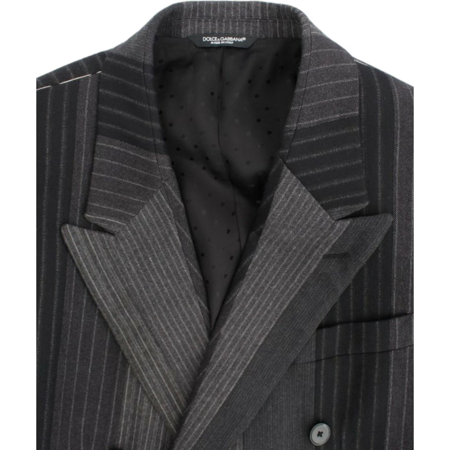 Dolce & Gabbana Elegant Gray Striped Wool Slim Blazer gray-striped-wool-stretch-blazer 13161-gray-striped-wool-stretch-blazer-4-7-scaled-61b52744-6c6.jpg