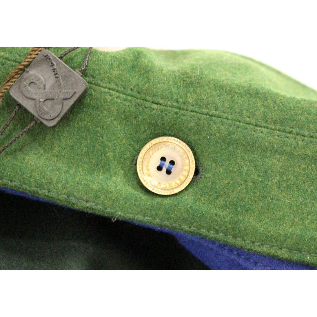 Andrea Incontri Elegant Blue Wool Jacket with Removable Collar habsburg-blue-green-wool-jacket-coat Coats & Jackets 148686-habsburg-blue-green-wool-jacket-coat-10.jpg