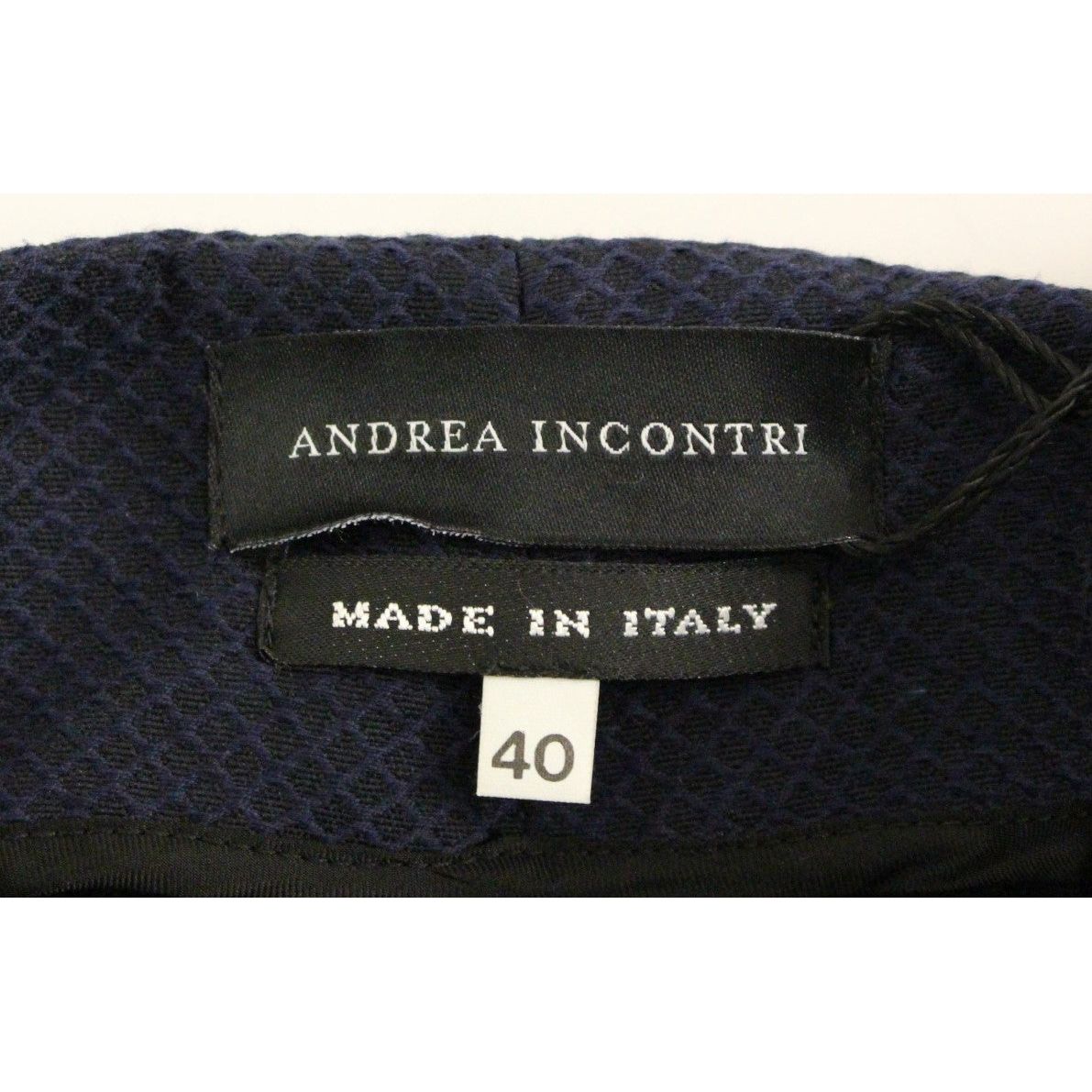 Andrea Incontri Chic Cropped Blue Pants - Exquisite Craftsmanship blue-cropped-cotton-pants 148735-blue-cropped-cotton-pants-5.jpg