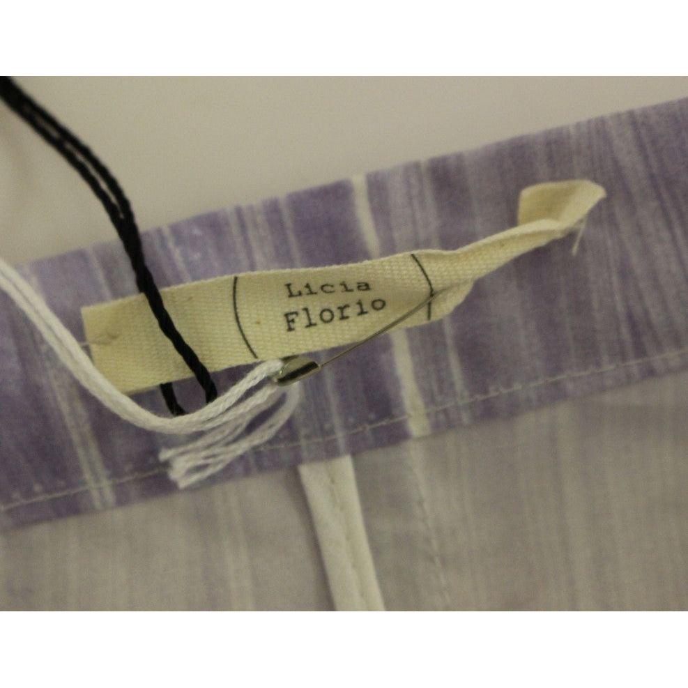Licia FlorioElegant Purple Viscose Skirt - Wrap ClosureMcRichard Designer Brands£159.00
