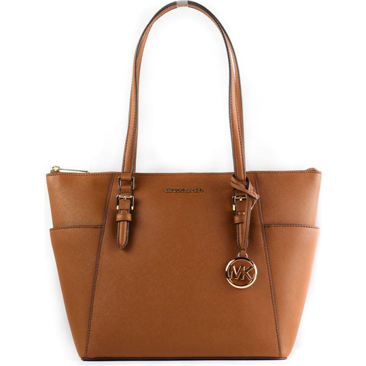 Michael KorsCharlotte Signature Leather Large Top Zip Tote Handbag BagMcRichard Designer Brands£289.00