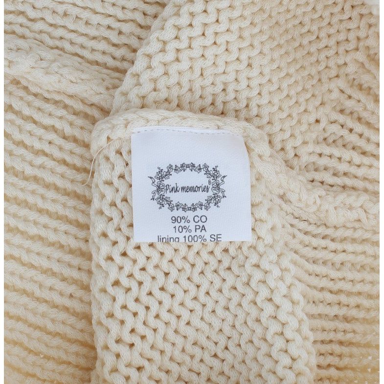 PINK MEMORIES Beige Sleeveless Knit Vest Sweater beige-cotton-blend-knitted-sleeveless-sweater-1 179285-beige-cotton-blend-knitted-sleeveless-sweater-2-6.jpg