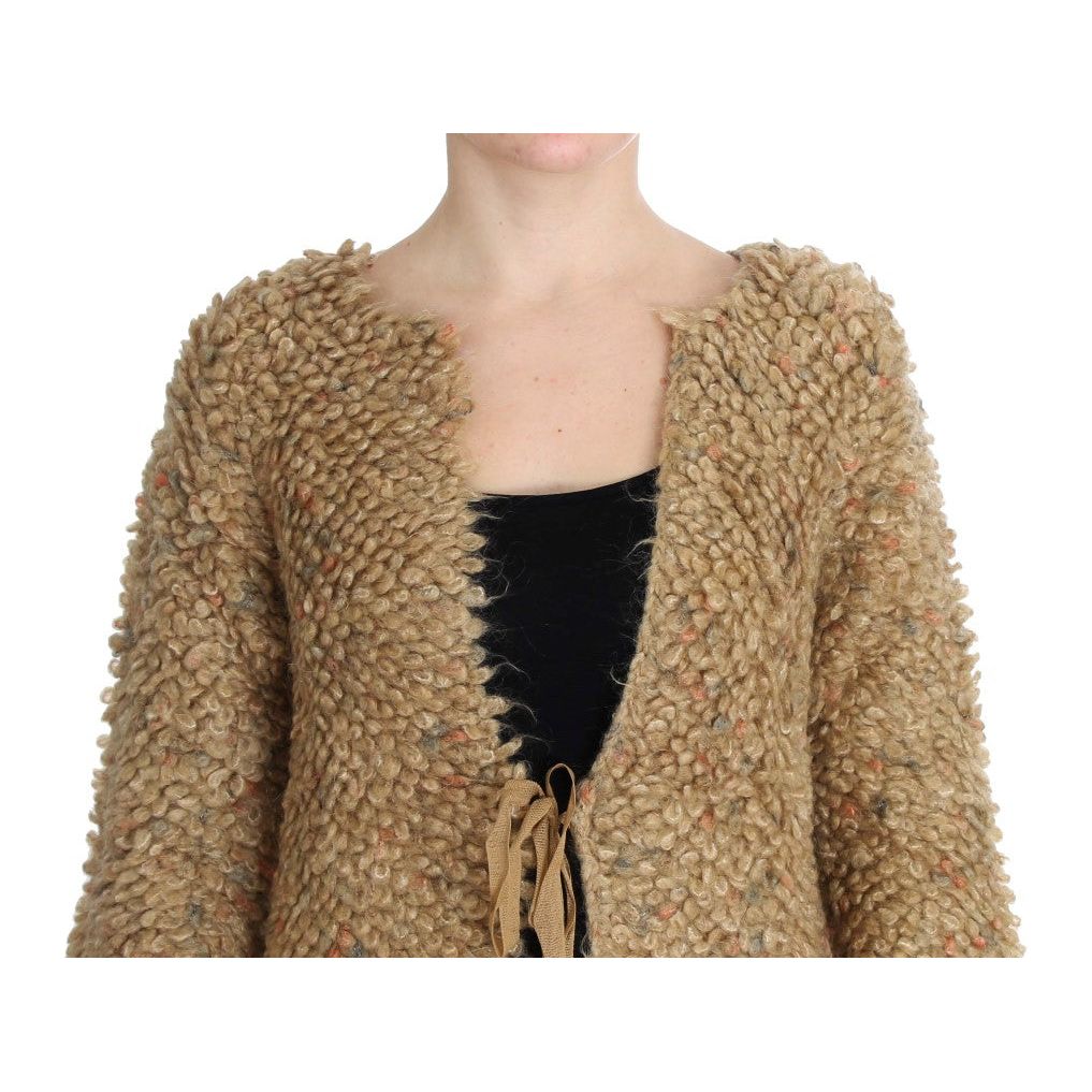 PINK MEMORIES Elegant Beige Sweatercoat Cape beige-wool-blend-cape-sweater 179496-beige-wool-blend-cape-sweater-3.jpg