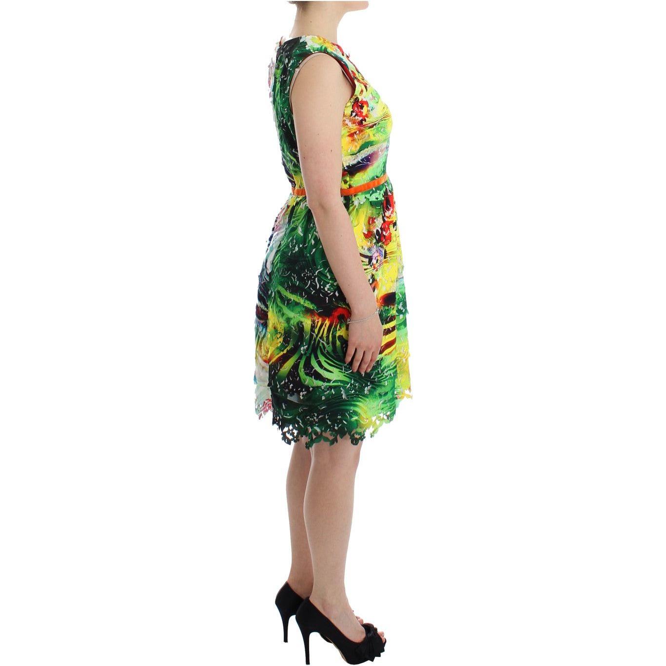 Lanre Da Silva Ajayi Multicolor Sheath Dress - Artful Elegance multicolor-organza-sheath-dress