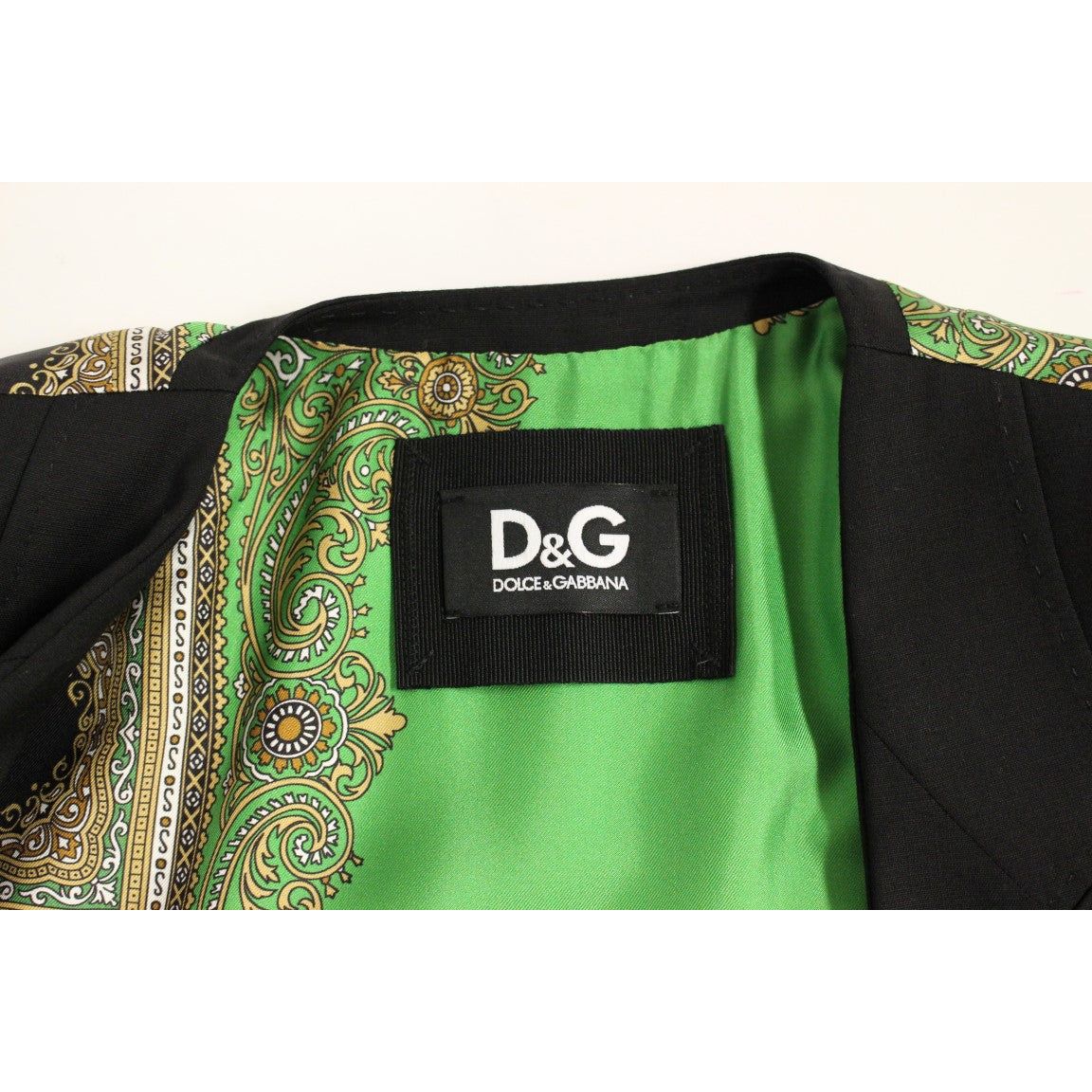 Dolce & Gabbana Elegant Silk-Blend Black Blazer with Scarf Back Detail Blazer jacket black-silk-scarf-back-blazer-jacket 217019-black-silk-scarf-back-blazer-jacket-7.jpg
