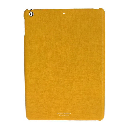 Dolce & Gabbana Chic Yellow Leather Tablet Case yellow-leather-tablet-ipad-case-cover