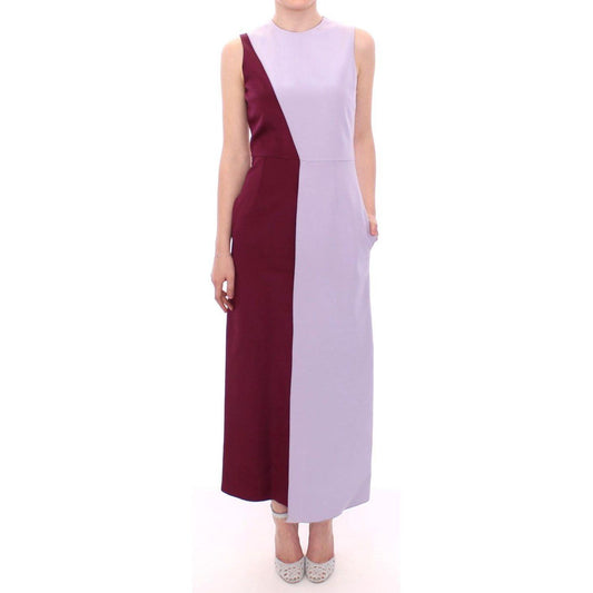 Barbara Casasola Elegant Long Silk Gown in Lavender purple-lavender-gown-maxi-silk-long-dress-1