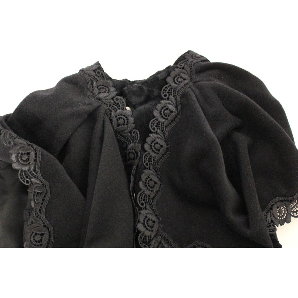 NOEMI ALEMÁN Elegant Black Brocade Cape Coat Jacket Coats & Jackets black-cotton-brocade-long-cape-coat-jacket 220586-black-cotton-brocade-long-cape-coat-jacket-6.jpg