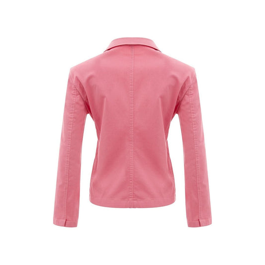 Lardini Chic Pink Cotton Jacket by Lardini pink-two-button-jacket 23FEB166-168_2-fbef1155-e20.jpg