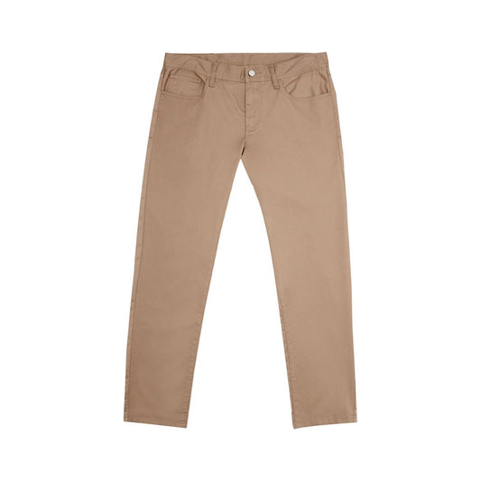 Armani Exchange Chic Beige Cotton Regular Fit Trousers cotton-five-pockets-pants 23GIU276-277-8-44036cf7-0a7.jpg
