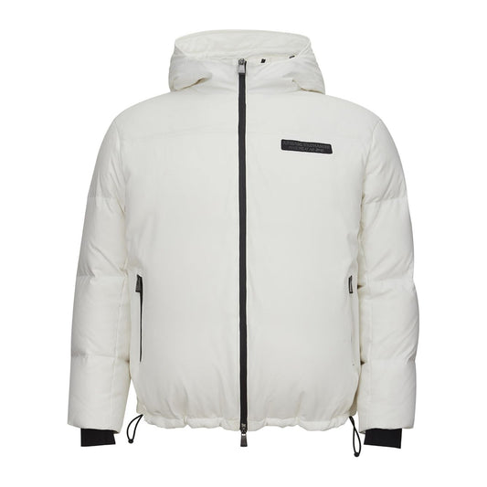 Armani Exchange Quilted White Jacket quilted-white-jacket
