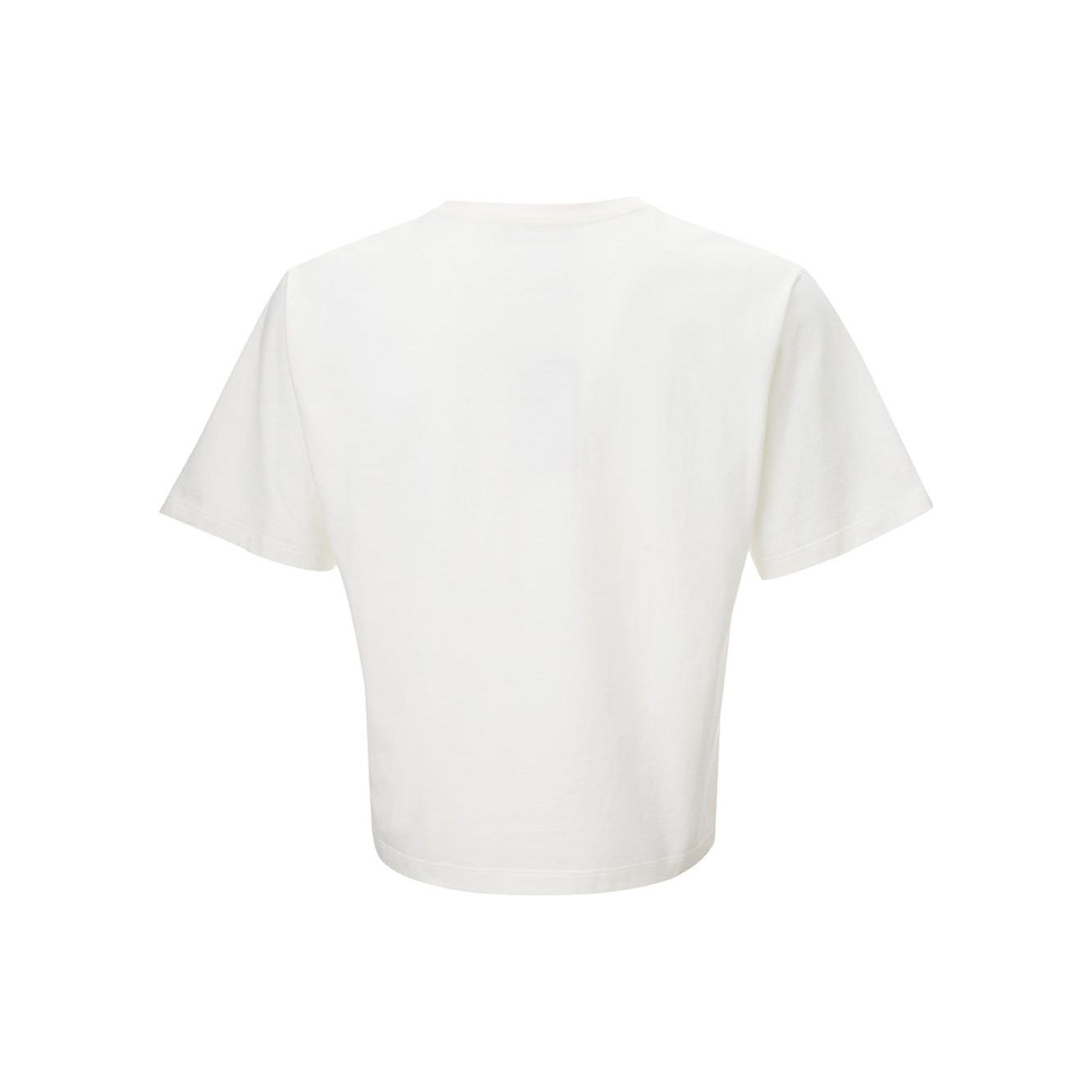 Dolce & Gabbana | White Cotton T-Shirt with Logo | McRichard Designer –  McRichard Designer Brands