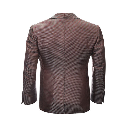 Tom Ford Elegant Bronze Silk Smoking Jacket brown-bronze-silk-smoking-jacket 23OT162-4-91193699-19b.jpg