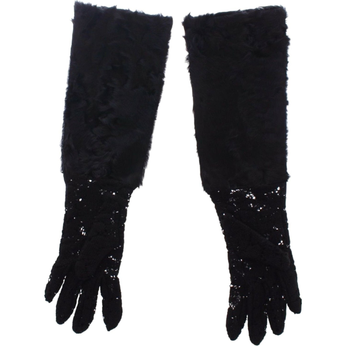 Dolce & Gabbana Black Lace Wool Lambskin Fur Elbow Gloves black-lace-wool-lambskin-fur-elbow-gloves 27600-black-lace-wool-lambskin-fur-elbow-gloves-scaled-460c95c2-b3b.jpg