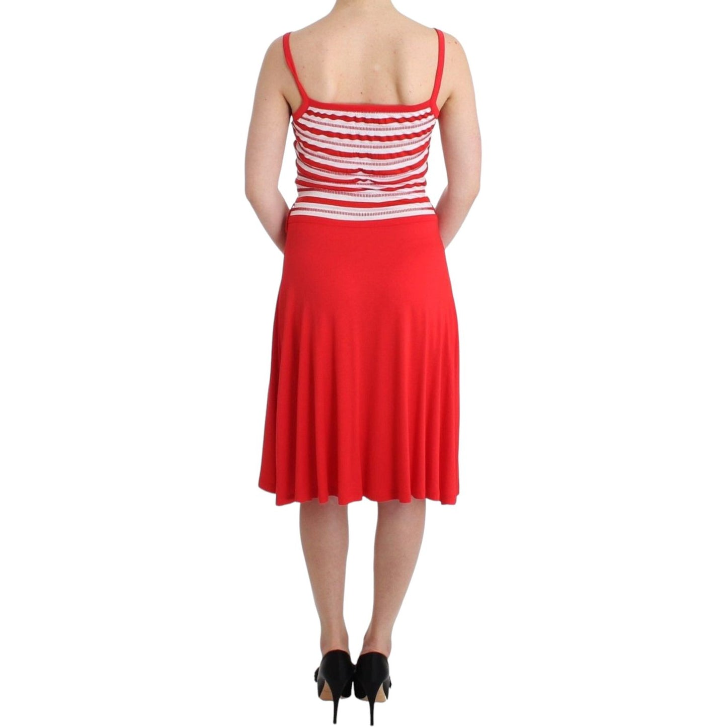 Roccobarocco Chic Audrey Jersey Line Knee-Length Dress red-striped-jersey-a-line-dress 2781-white-sheath-dress-2-1-scaled-c11ebfef-8a1.jpg