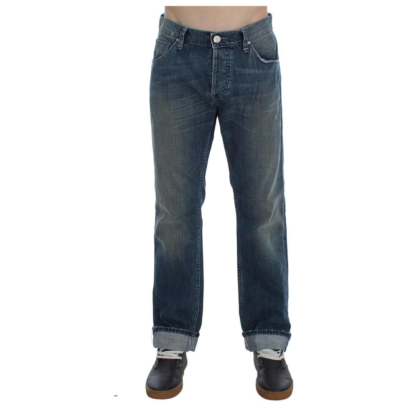 Acht Elegant Regular Fit Blue Wash Denim blue-wash-cotton-denim-regular-fit-jeans 292610-blue-wash-cotton-denim-regular-fit-jeans-1.jpg