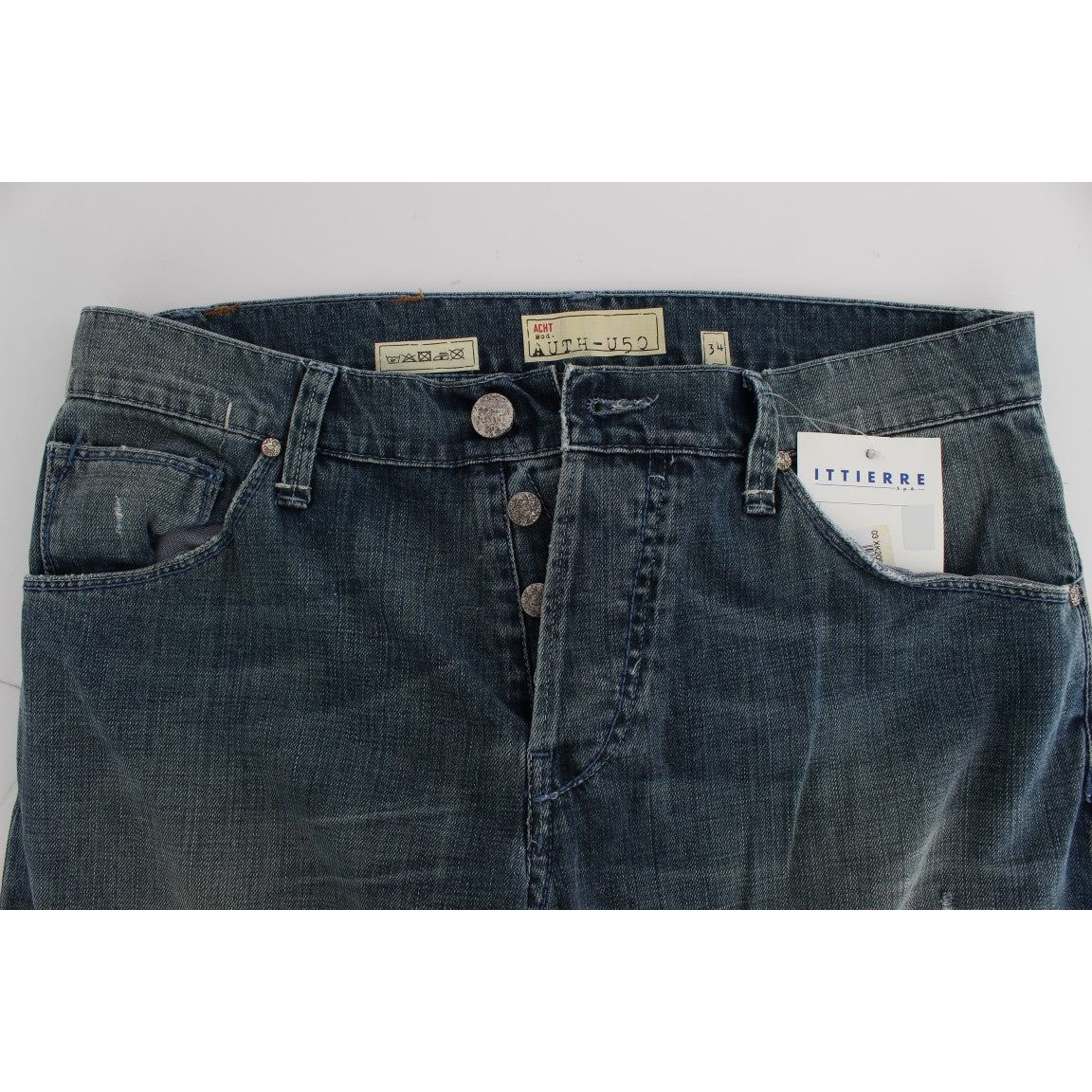 Acht Elegant Regular Fit Blue Wash Denim blue-wash-cotton-denim-regular-fit-jeans 292610-blue-wash-cotton-denim-regular-fit-jeans-4.jpg