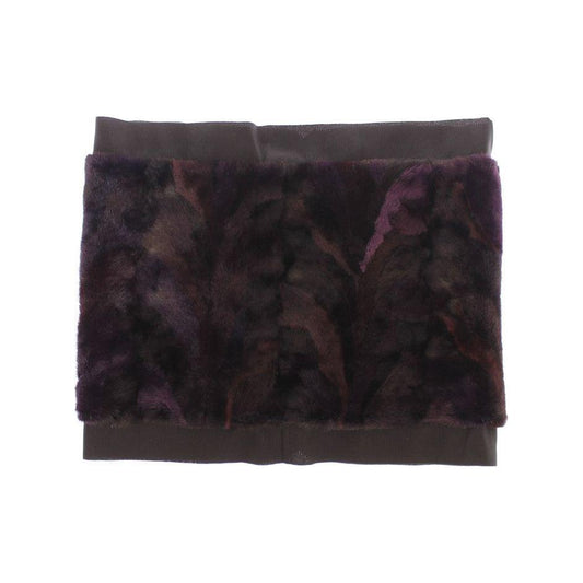 Dolce & GabbanaExquisite Purple MINK Fur Scarf WrapMcRichard Designer Brands£819.00