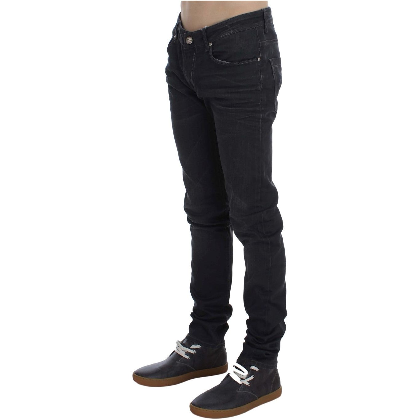Acht Sleek Gray Slim Fit Men's Premium Denim gray-cotton-stretch-slim-fit-jeans-1 298823-gray-cotton-stretch-slim-fit-jeans-3-2.jpg