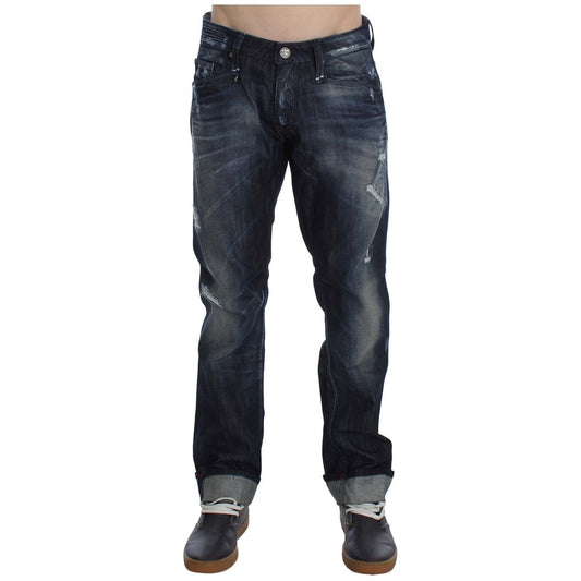 Acht Elegant Regular Straight Fit Blue Jeans Jeans & Pants blue-cotton-regular-straight-fit-jeans-1