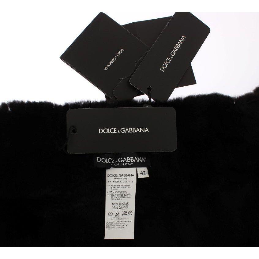 Dolce & Gabbana Elegant Floral Sequined Fur Scarf silver-sequined-floral-weasel-fur-shoulder-scarf-wrap 303346-silver-sequined-floral-weasel-fur-shoulder-scarf-wrap-5.jpg