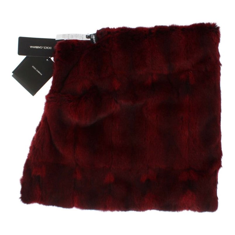 Dolce & Gabbana Luxurious Bordeaux Fur Hooded Scarf Wrap Hood Scarf bordeaux-hamster-fur-crochet-hood-scarf-hat 306431-bordeaux-hamster-fur-crochet-hood-scarf-hat-4.jpg