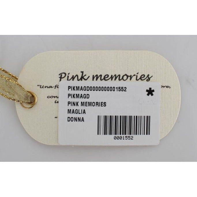 PINK MEMORIES Elegant Pink Wrap Sweater Cotton Knit pink-floral-lace-wrap-sweater