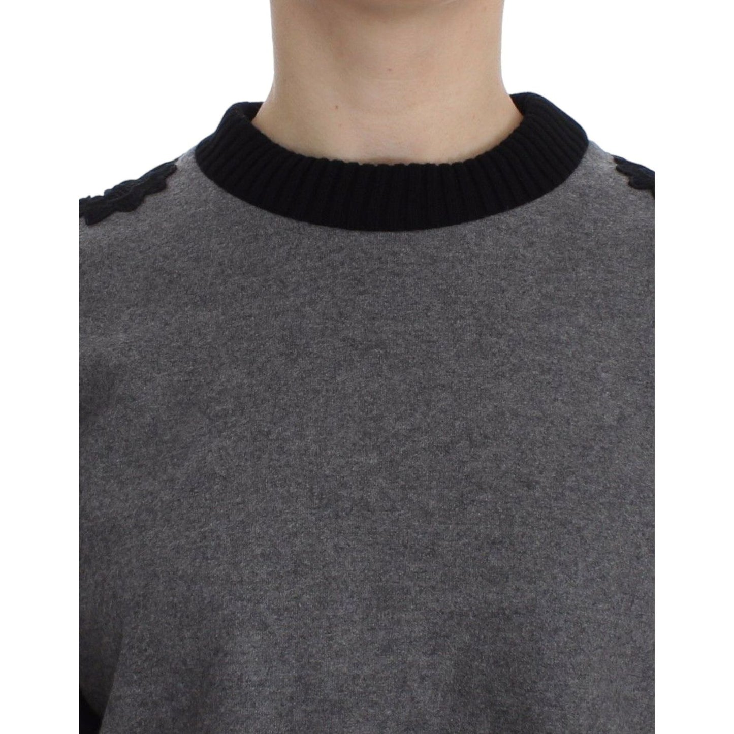 Dolce & Gabbana Gray Black Lace Wool Cashmere Sweater gray-black-lace-wool-cashmere-sweater 31504-gray-black-lace-wool-cashmere-sweater-3-scaled-fddd5f0b-d50.jpg