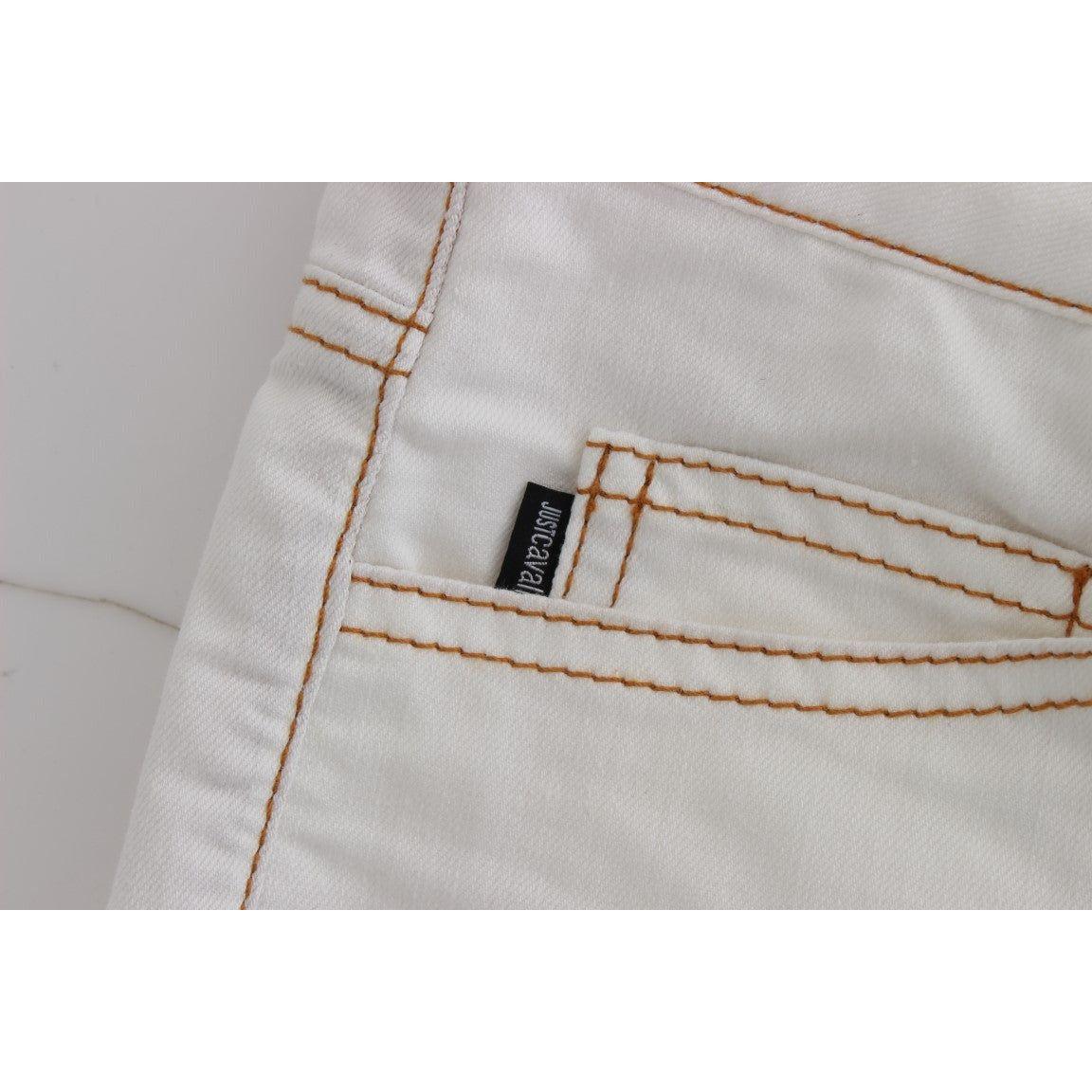 Cavalli Chic White Slim Fit Denim white-cotton-blend-slim-fit-jeans 318199-white-cotton-blend-slim-fit-jeans-6_38333cd3-8831-4486-86db-584bc5d11117.jpg