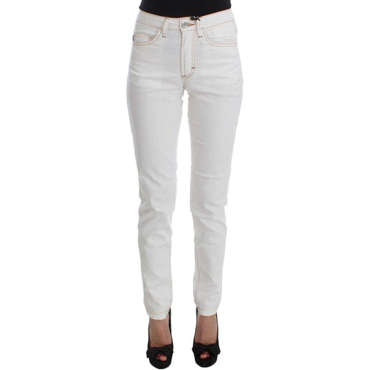 Cavalli Chic White Slim Fit Denim white-cotton-blend-slim-fit-jeans 318199-white-cotton-blend-slim-fit-jeans_42f2e581-9c50-4416-9ed9-30ef81c76f45.jpg