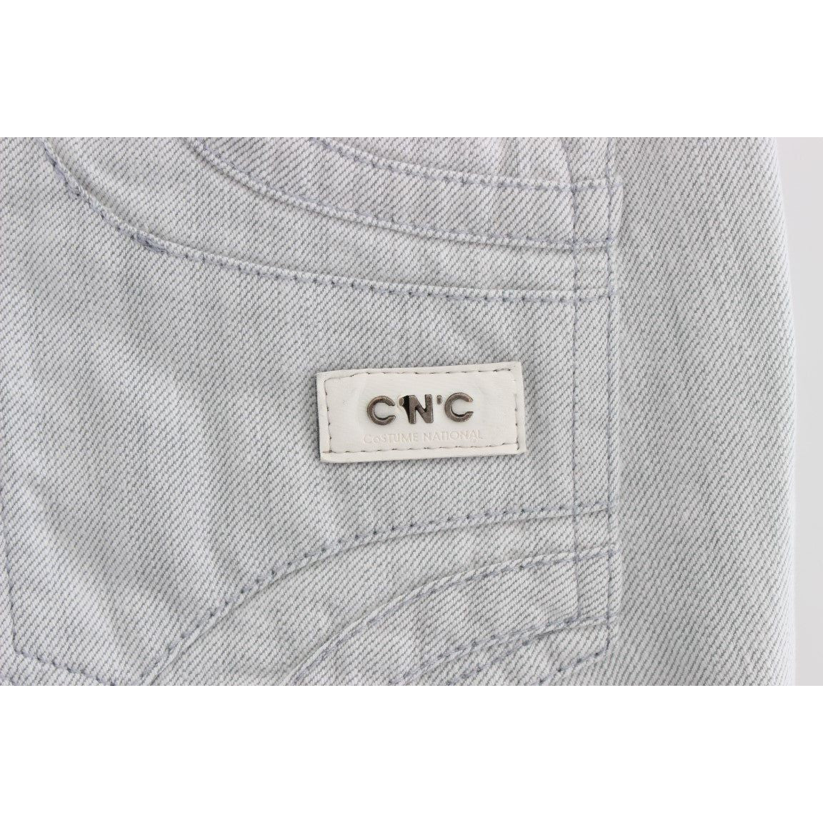 Costume National Chic Gray Slim Fit Designer Jeans gray-cotton-slim-fit-bootcut-jeans 318816-gray-cotton-slim-fit-bootcut-jeans-7.jpg