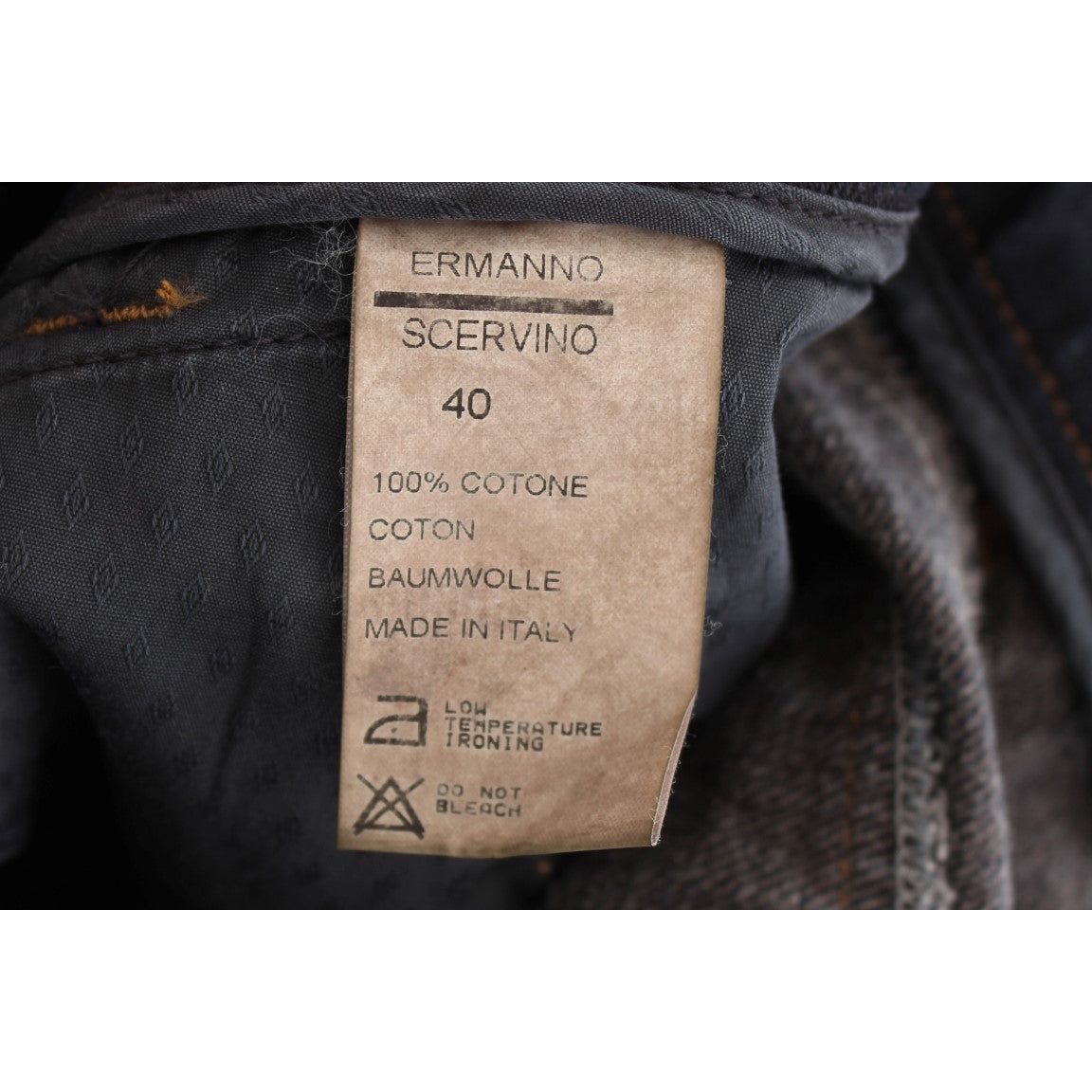 Ermanno Scervino Chic Slim Fit Italian Cotton Jeans blue-wash-cotton-slim-fit-jeans 318990-blue-wash-cotton-slim-fit-jeans-8.jpg