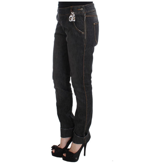 Ermanno Scervino Chic Slim Fit Gray Wash Jeans gray-cotton-slim-fit-denim-jeans 319022-gray-cotton-slim-fit-denim-jeans-1.jpg