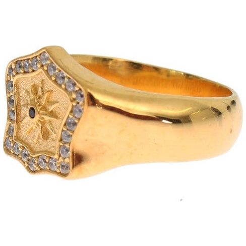 Nialaya Elegant Men's Gold Plated Silver Ring Ring gold-plated-925-sterling-silver-ring 324038-gold-plated-925-sterling-silver-ring-1.jpg