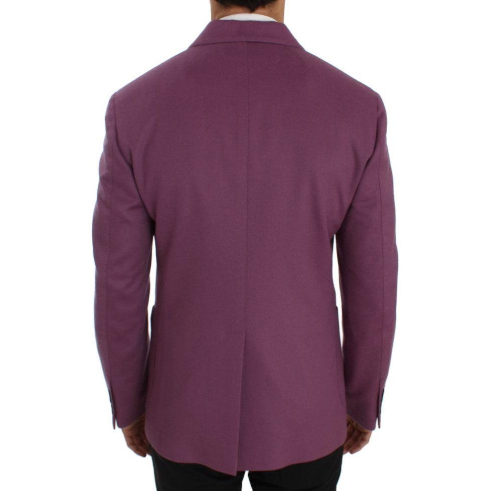 Dolce & Gabbana Elegant Purple Cashmere-Silk Blend Blazer purple-cashmere-slim-fit-blazer-jacket 325991-purple-cashmere-slim-fit-blazer-jacket-2.jpg