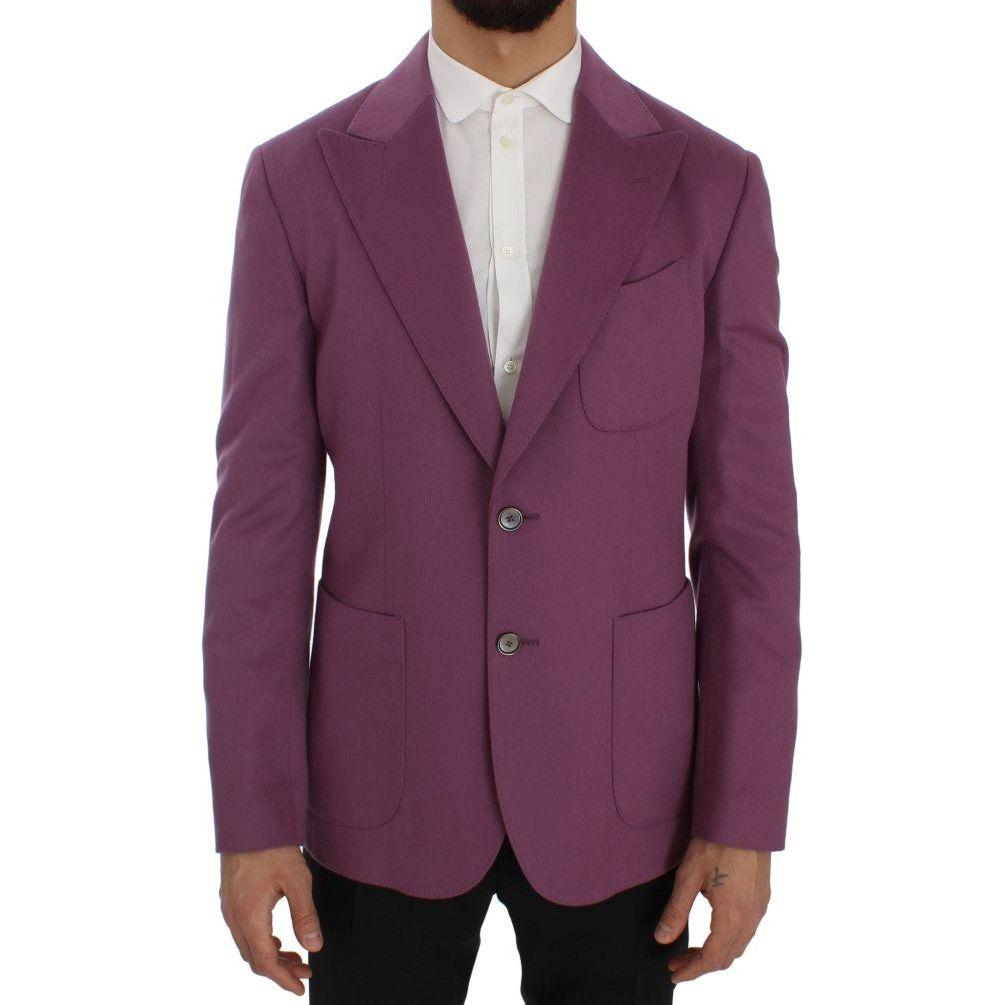 Dolce & Gabbana Elegant Purple Cashmere-Silk Blend Blazer purple-cashmere-slim-fit-blazer-jacket 325991-purple-cashmere-slim-fit-blazer-jacket-4.jpg