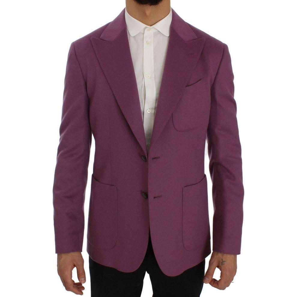 Dolce & Gabbana Elegant Purple Cashmere-Silk Blend Blazer purple-cashmere-slim-fit-blazer-jacket 325991-purple-cashmere-slim-fit-blazer-jacket.jpg
