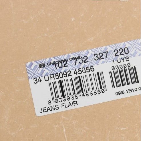John Galliano Elegant Slim Fit Bootcut Denim Jeans blue-wash-cotton-blend-slim-fit-bootcut-jeans