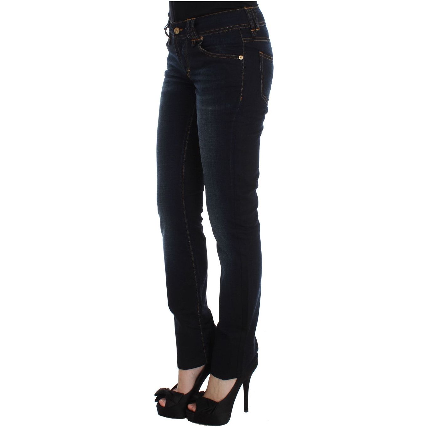 John Galliano Elegant Slim Fit Designer Jeans blue-wash-cotton-slim-fit-jeans-1 329959-blue-wash-cotton-slim-fit-jeans-2-1.jpg