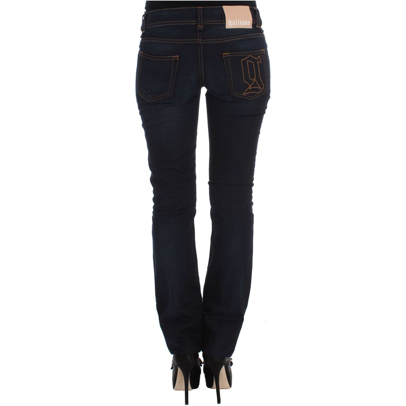 John Galliano Elegant Slim Fit Designer Jeans blue-wash-cotton-slim-fit-jeans-1 329959-blue-wash-cotton-slim-fit-jeans-2-2.jpg