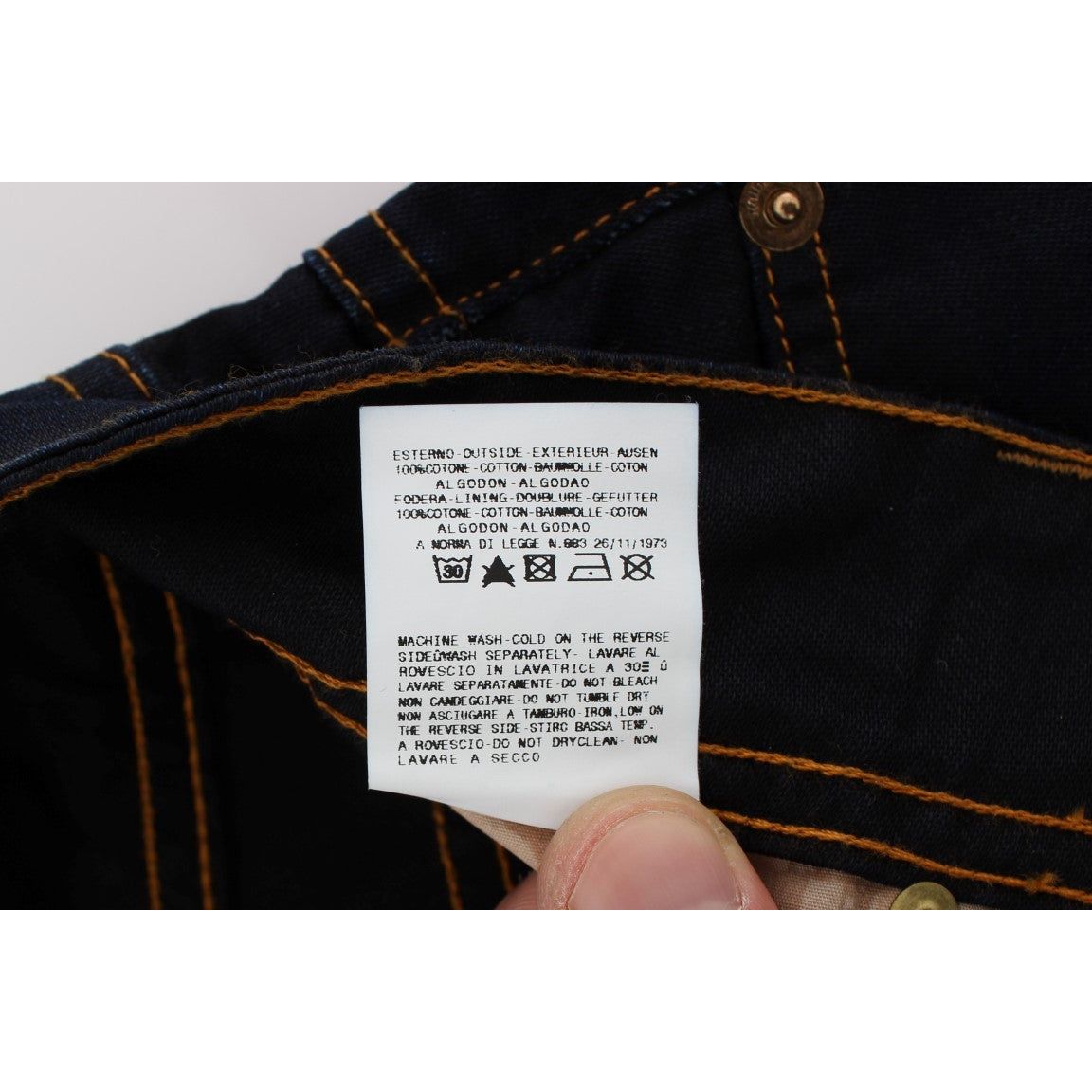 John Galliano Elegant Slim Fit Designer Jeans blue-wash-cotton-slim-fit-jeans-1 329959-blue-wash-cotton-slim-fit-jeans-2-6.jpg