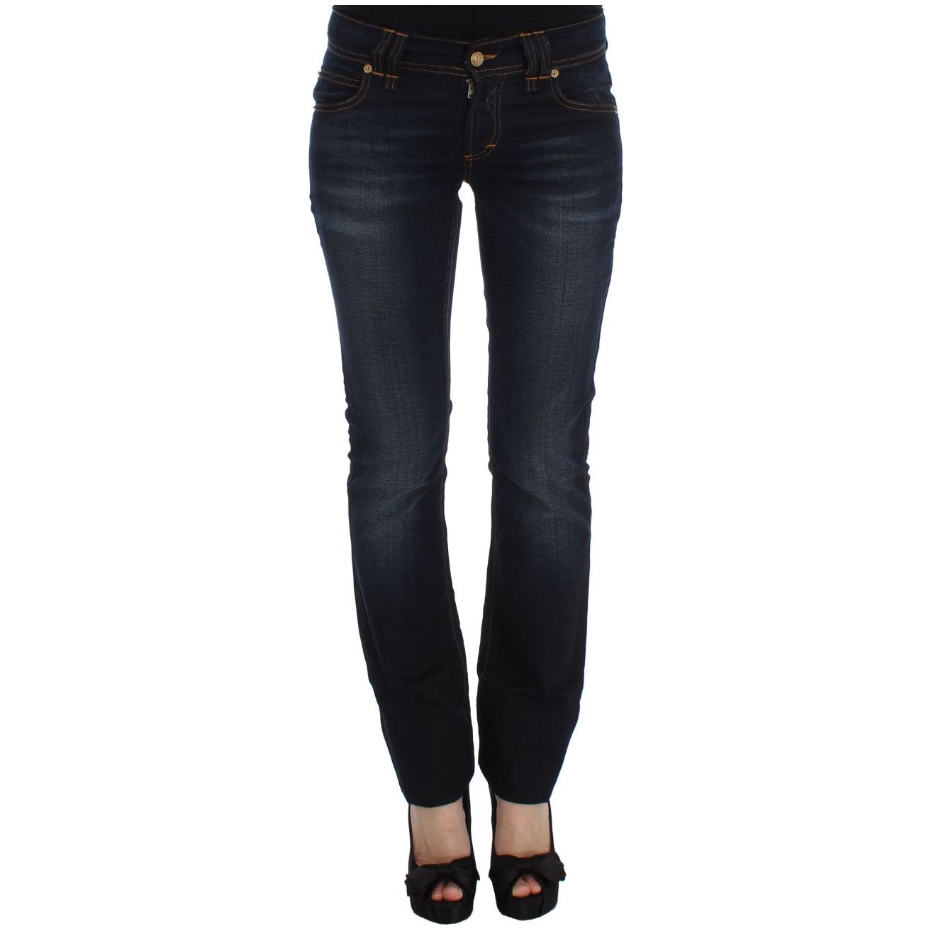 John Galliano Elegant Slim Fit Designer Jeans blue-wash-cotton-slim-fit-jeans-1 329959-blue-wash-cotton-slim-fit-jeans-2.jpg