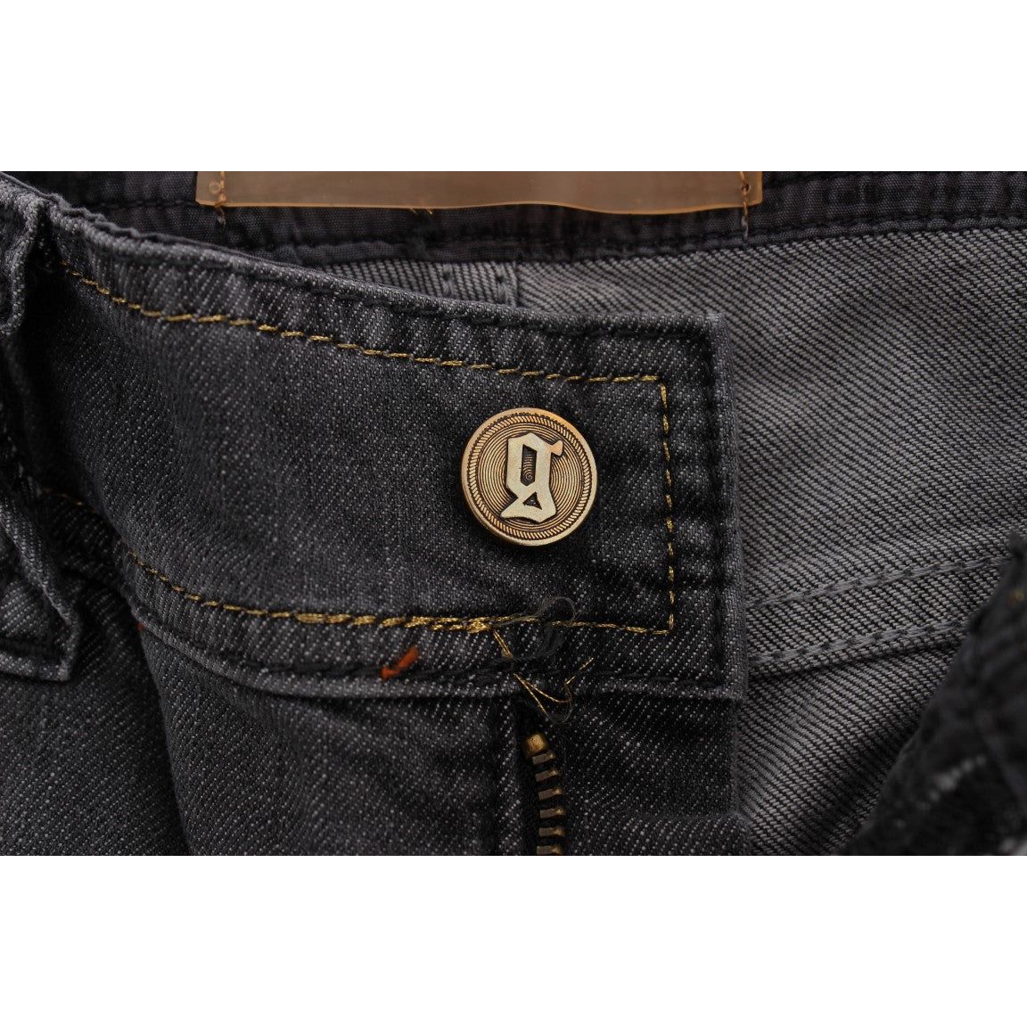 John Galliano Elegant Slim Fit Gray Wash Jeans gray-wash-cotton-blend-slim-fit-stretch-jeans 330048-gray-wash-cotton-blend-slim-fit-stretch-jeans-7.jpg