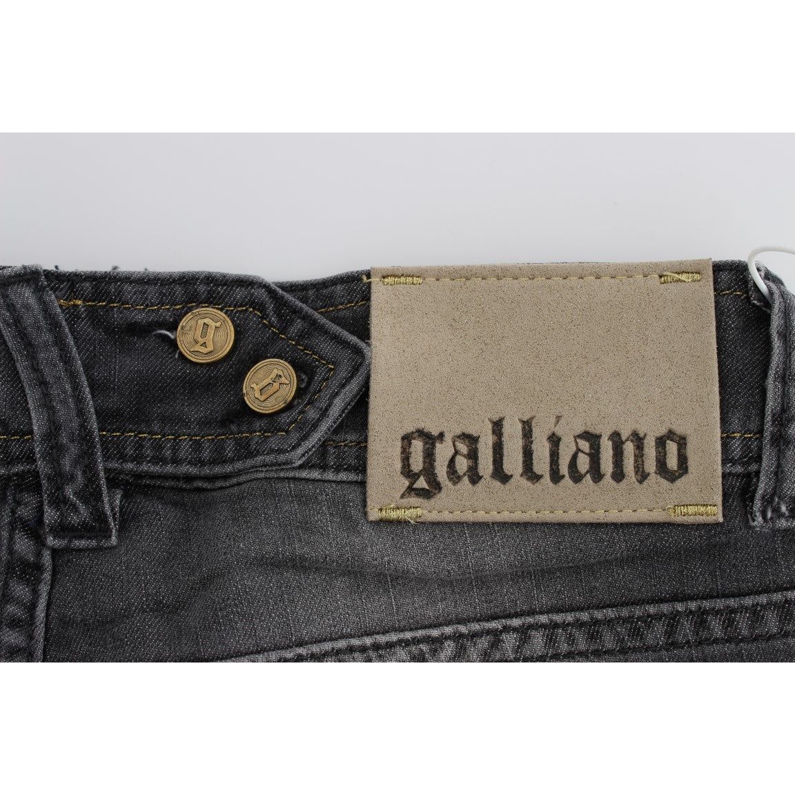 John Galliano Elegant Slim Fit Gray Wash Jeans gray-wash-cotton-blend-slim-fit-stretch-jeans 330048-gray-wash-cotton-blend-slim-fit-stretch-jeans-8.jpg