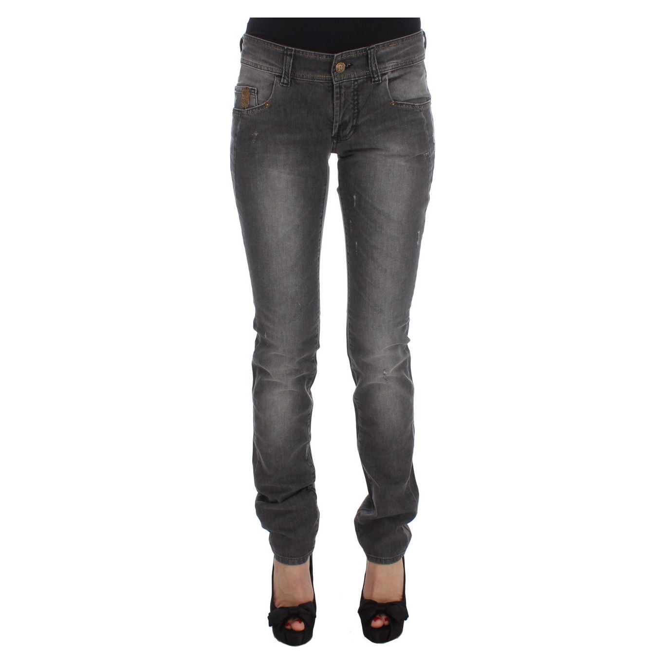 John Galliano Elegant Slim Fit Gray Wash Jeans gray-wash-cotton-blend-slim-fit-stretch-jeans 330048-gray-wash-cotton-blend-slim-fit-stretch-jeans.jpg