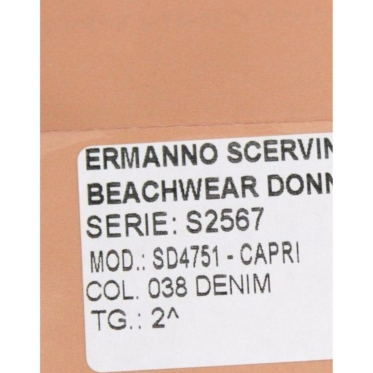 Ermanno ScervinoChic Blue Capri Jeans for Elegant SummersMcRichard Designer Brands£119.00
