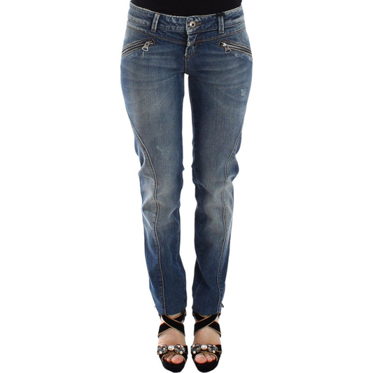 Ermanno Scervino Chic Slim-Fit Blue Denim Jeans blue-slim-jeans-denim-pants-straight-stretch 36658-ermanno-scervino-blue-slim-jeans-denim-pants-straight-stretch-2-scaled-129bfe32-532.jpg